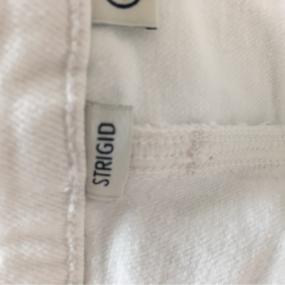 American Eagle Jean Strigid Jean Shorts Size 16 White Relaxed Fit Stretch - Picture 7 of 9